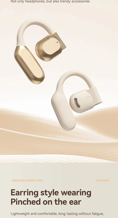 Open Translation Bluetooth Earphones 5.3 Hanging Ear Comfortable Intelligent Touch Noise Reduction Anti Sweat Bluetooth Earphone