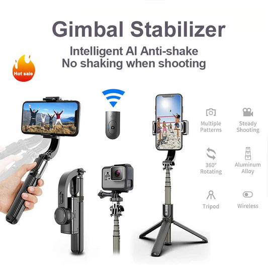 Handheld Gimbal with Bluetooth Remote