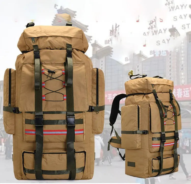 New 130L Outdoor Extra Large Backpack Travel Bag Tent Camping Rescue Super Capacity Luggage Backpack for men and women