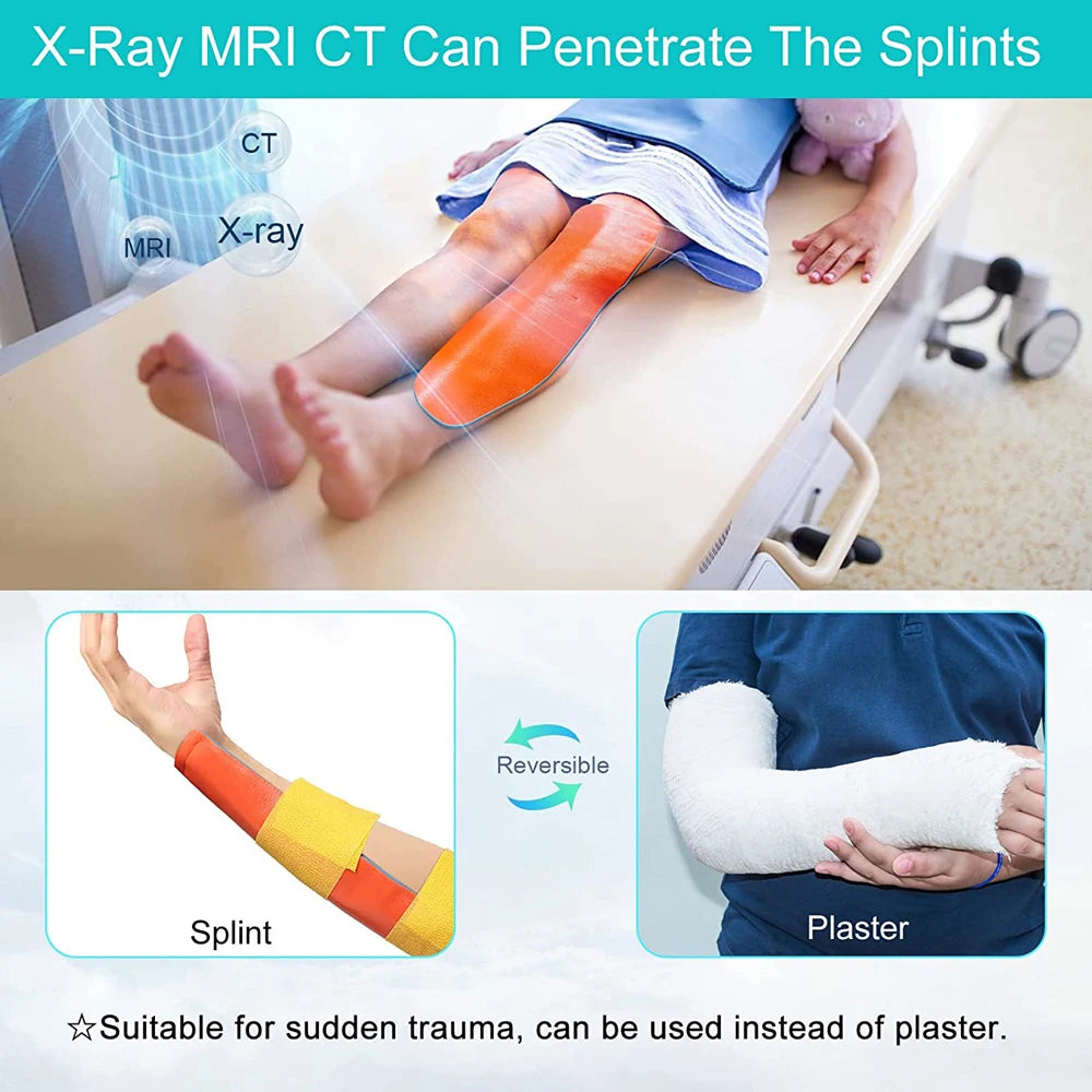 Splint Roll Bandage First Aid Kits Emergency Medical Wrist Fixed Fracture Rescue Protection for Neck Leg Arm Braces Health