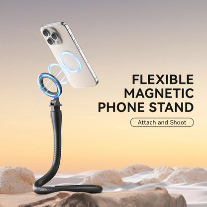 TELESIN Magnetic Flexible Phone Mount Clamp Tripod Stand Stick Pole Bike Motorcycle Phone Holder Stand for iPhone Android Phones