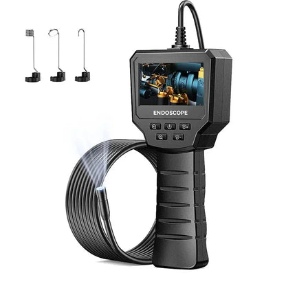 Industrial Endoscope Camera 4.3inch IPS Screen IP67 Waterproof HD1080P 8mm Lens Pipe Sewer Inspection Camera Borescope For Car