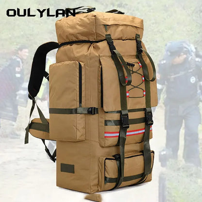 New 130L Outdoor Extra Large Backpack Travel Bag Tent Camping Rescue Super Capacity Luggage Backpack for men and women