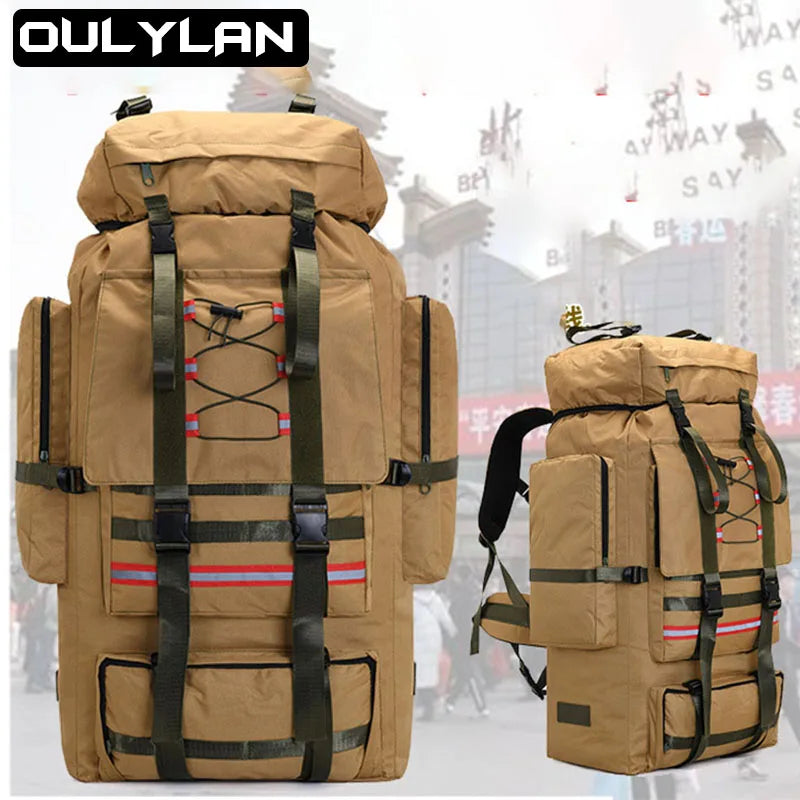 New 130L Outdoor Extra Large Backpack Travel Bag Tent Camping Rescue Super Capacity Luggage Backpack for men and women